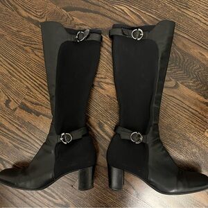 Aquatalia Black Tall Women's Boots Sz 10